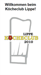 Mobile Screenshot of koecheclub-lippe.de